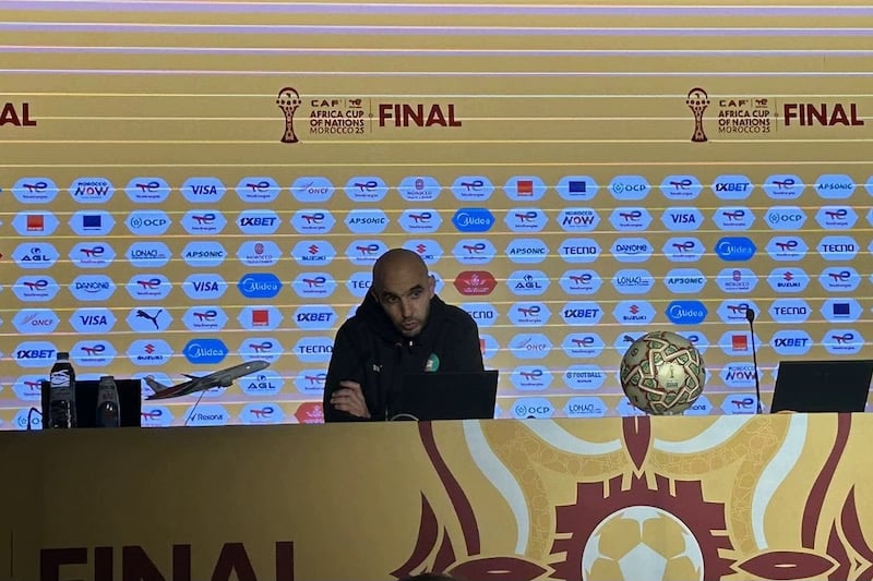 Walid Regragui Face à la Cruauté du Football : L&rsquo;Entraîneur Assume la Responsabilité de l&rsquo;Échec en Finale de la CAN