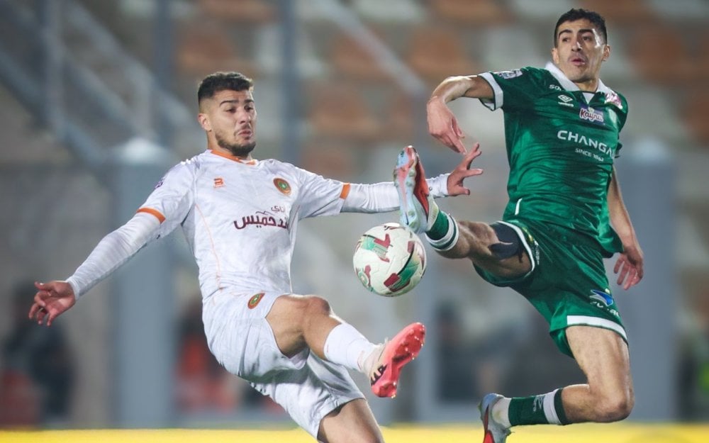 Raja Casablanca prend la tête de la Botola après un nul à Berkane