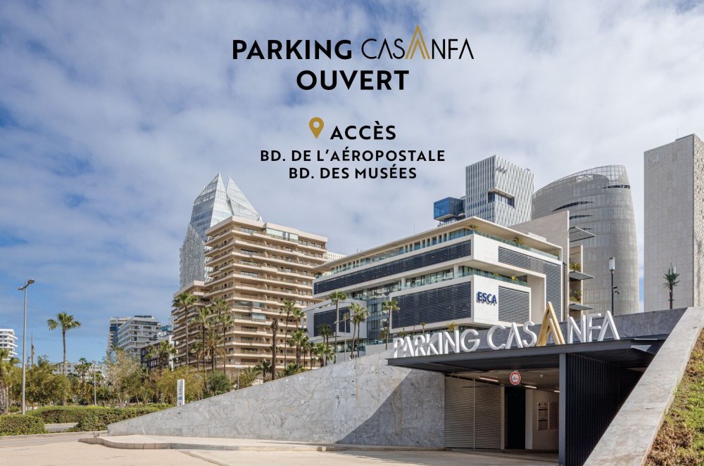 Casablanca inaugure un parking souterrain de 1.500 places à Casa Anfa