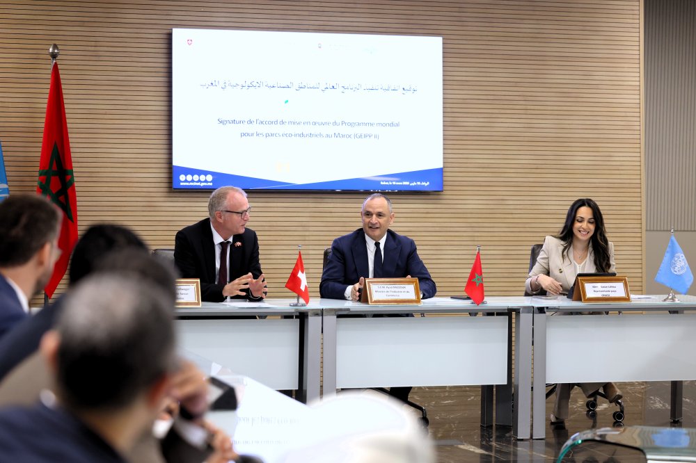 Le Maroc lance un programme mondial pour des parcs éco-industriels