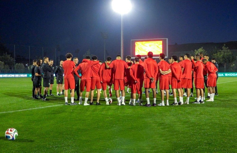 L&rsquo;équipe nationale marocaine de football reprend l&rsquo;entraînement à Maâmora sous la direction de Walid Ouahbi