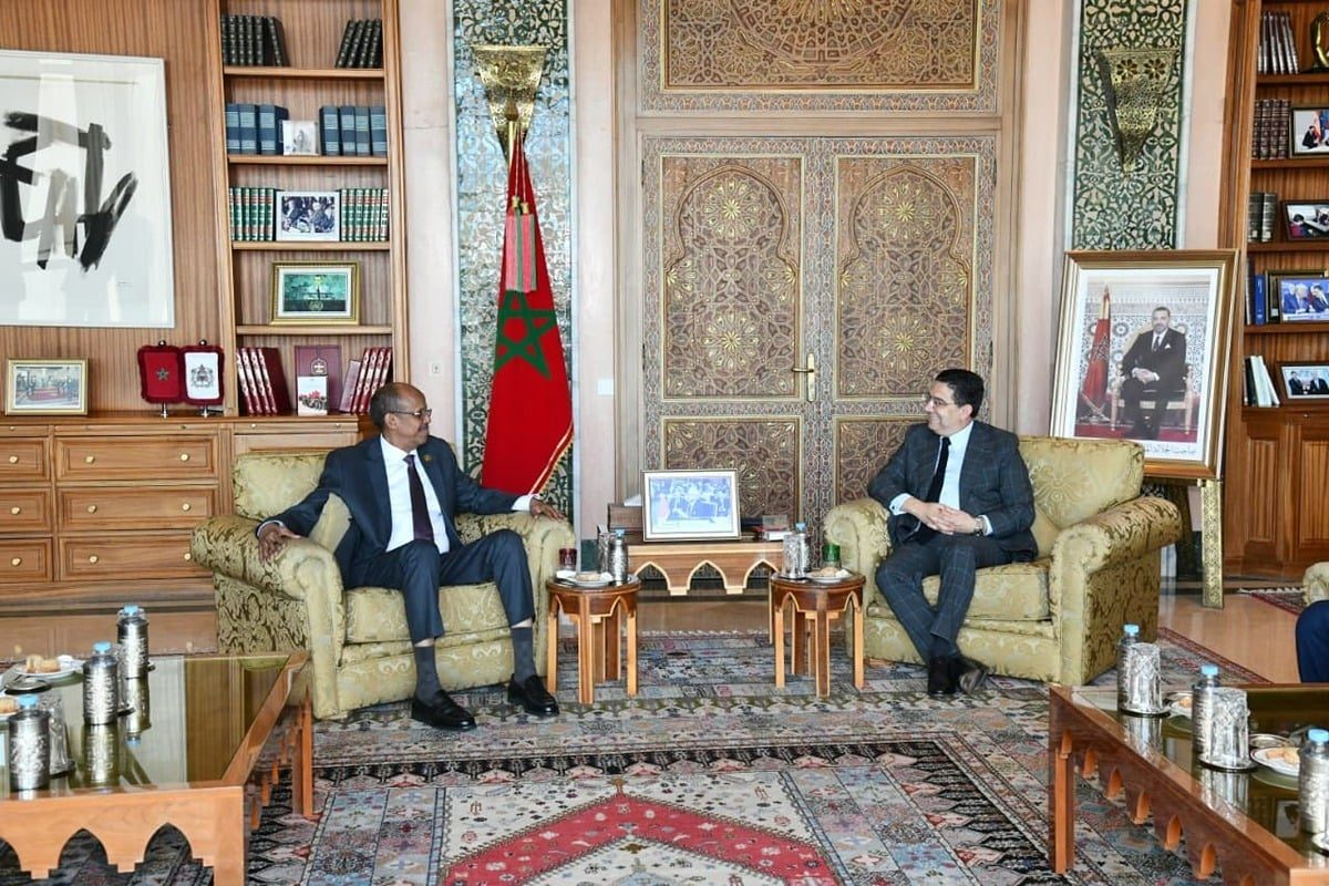 Rencontre à Rabat entre Nasser Bourita et le Président de la Commission de l&rsquo;Union Africaine
