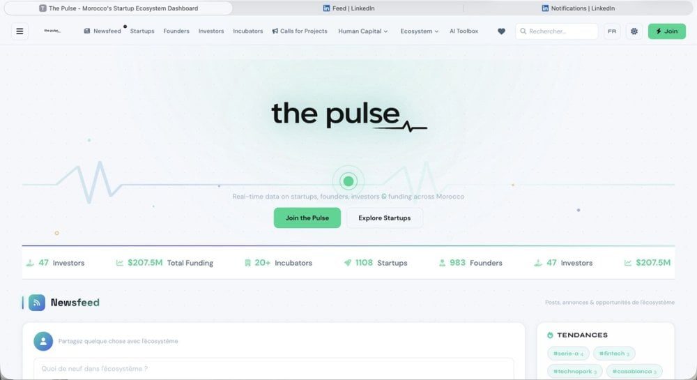 Lancement de « The Pulse », une plateforme pour cartographier l&rsquo;écosystème startup marocain