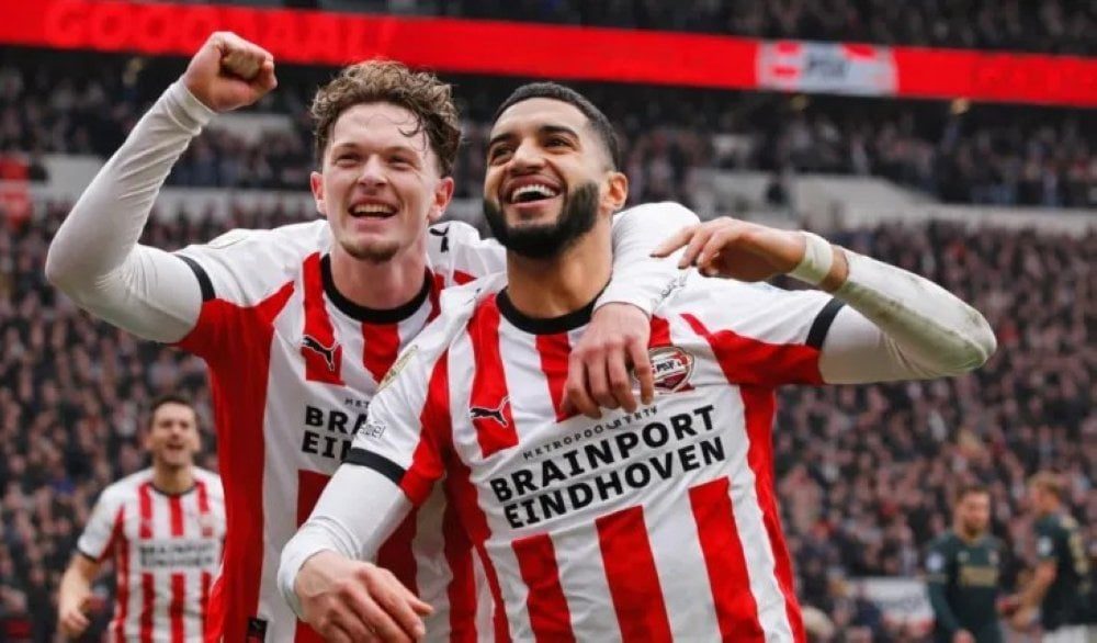 Football : Ibrahim Saibari marque pour le PSV dans sa victoire à Rotterdam