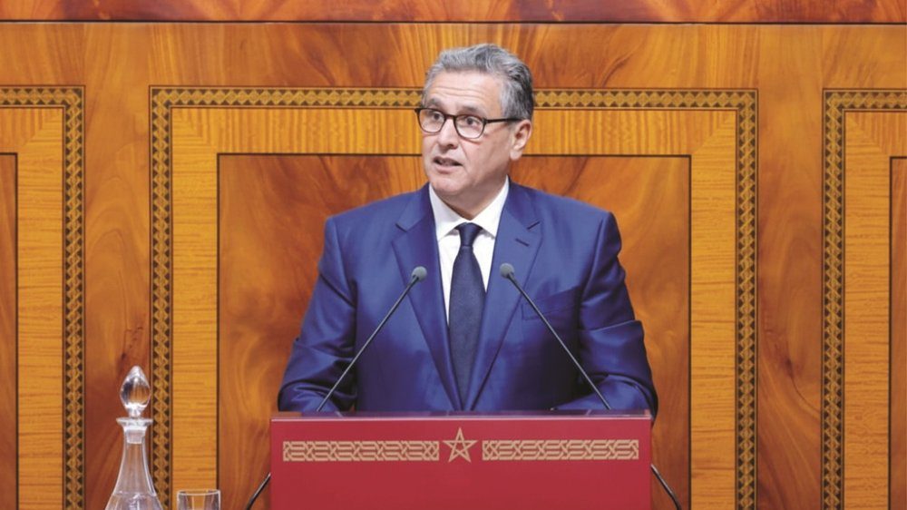 Le Premier ministre Aziz Akhannouch présente le bilan de son gouvernement devant le Parlement