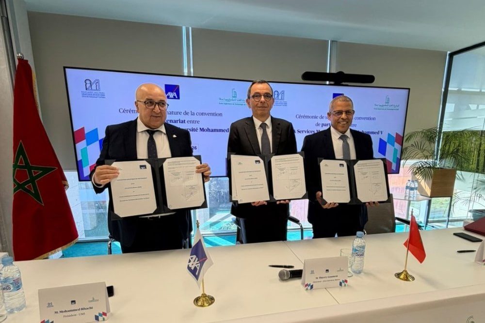AXA Services Maroc renforce ses liens avec l&rsquo;UM5 et l&rsquo;EST Salé par des conventions de partenariat