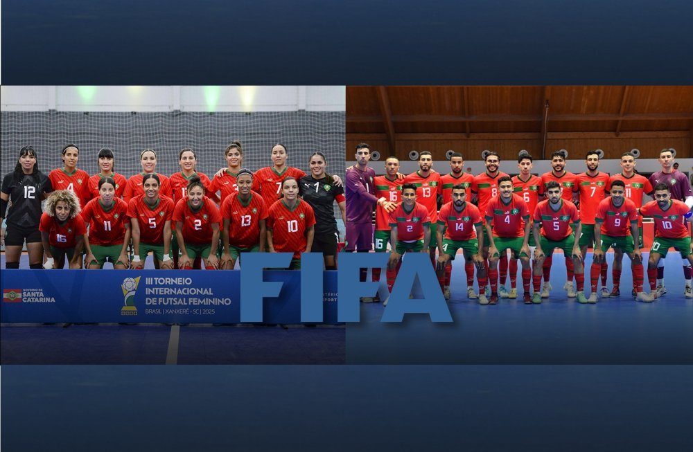 Futsal : le Maroc conforte sa sixième place mondiale chez les hommes et sa 24e chez les dames