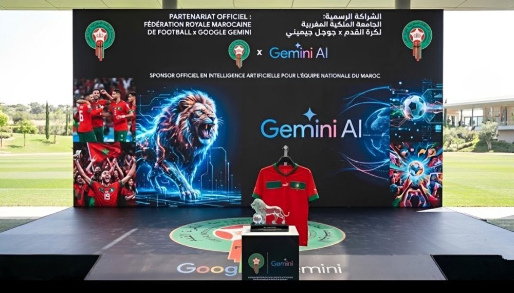 Google Gemini devient sponsor officiel de l’équipe du Maroc en intelligence artificielle