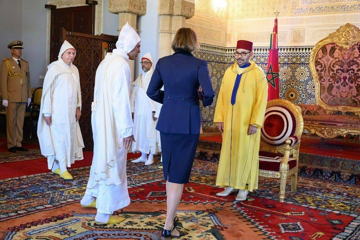 Sa Majesté le Roi Mohammed VI reçoit les lettres de créance de treize nouveaux ambassadeurs à Rabat