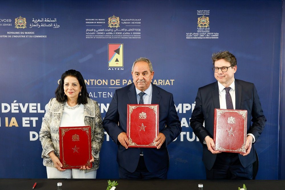 IA et Industrie 4.0 : partenariat entre trois ministères marocains et ALTEN Maroc