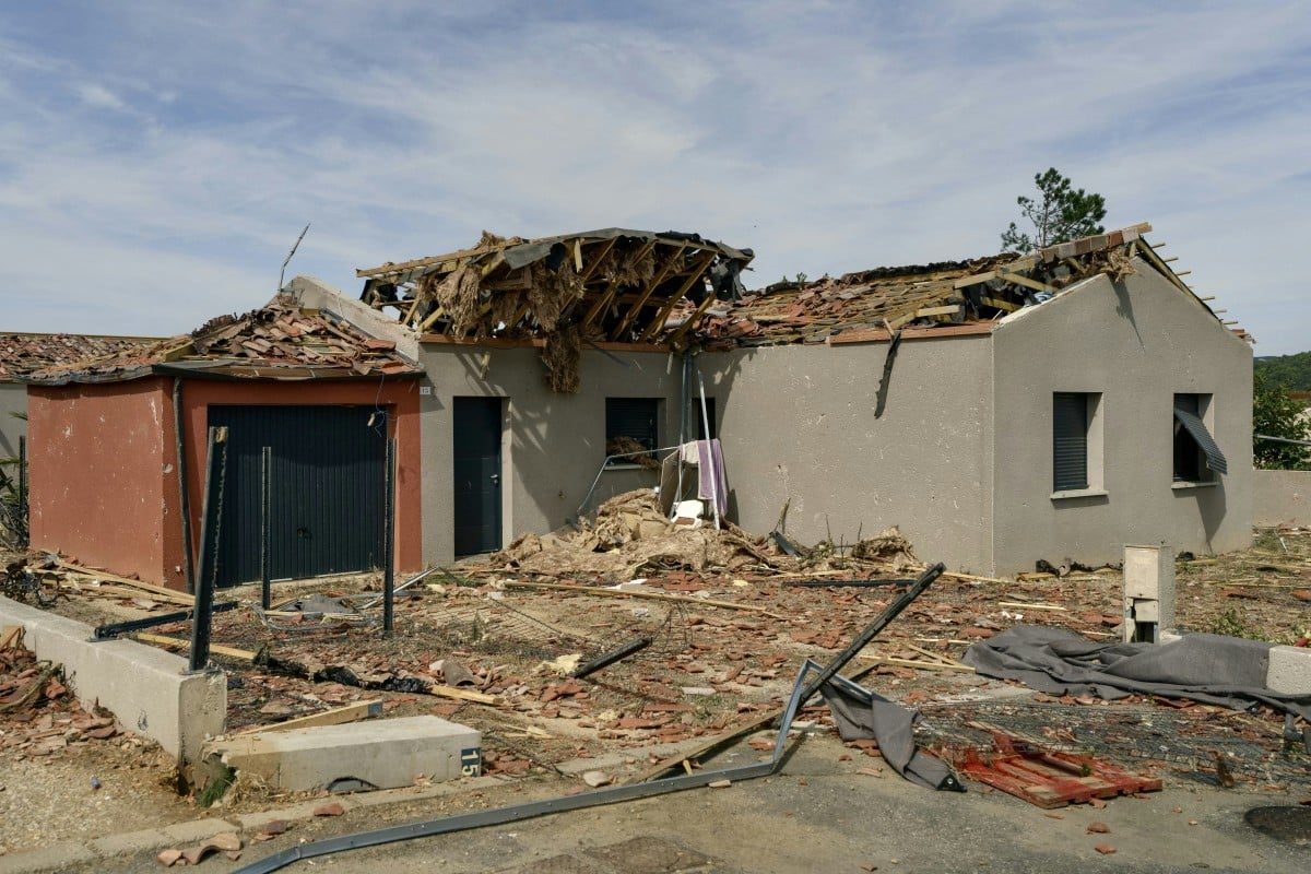 Aude : une tornade blesse une quarantaine de personnes et endommage 300 habitations