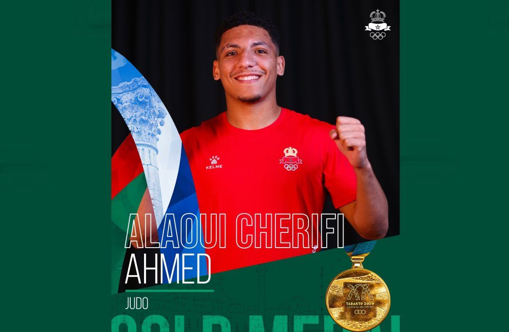 Jeux méditerranéens 2026 : Ahmed Alaoui Cherifi décroche l’or en judo pour le Maroc